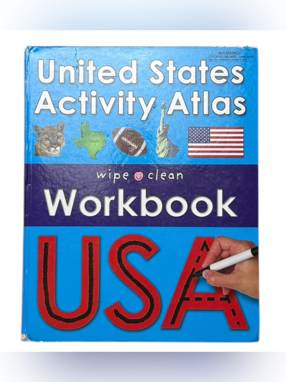 Wipe Clean Activity Workbook USA Atlas